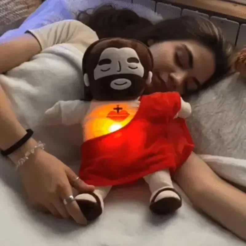 PELUCHE DE JESÚS Y LA VIRGEN MARÍA