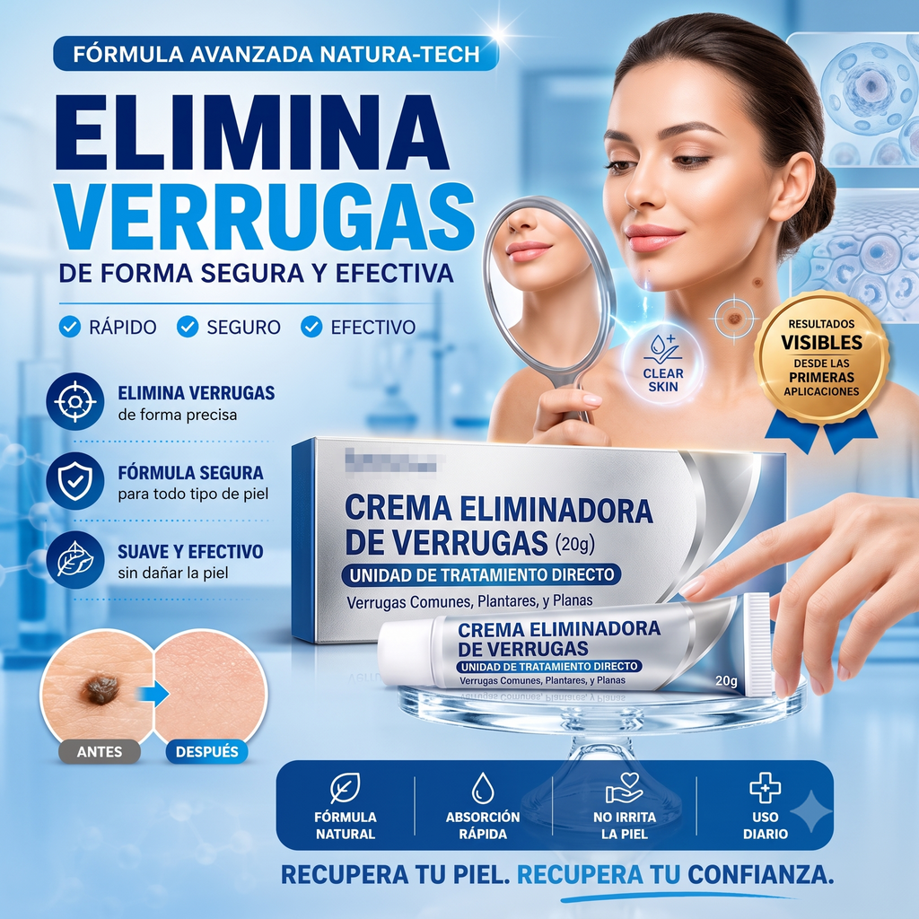 Crema Eliminadora de Verrugas – Fórmula Natural de Acción Rápida
